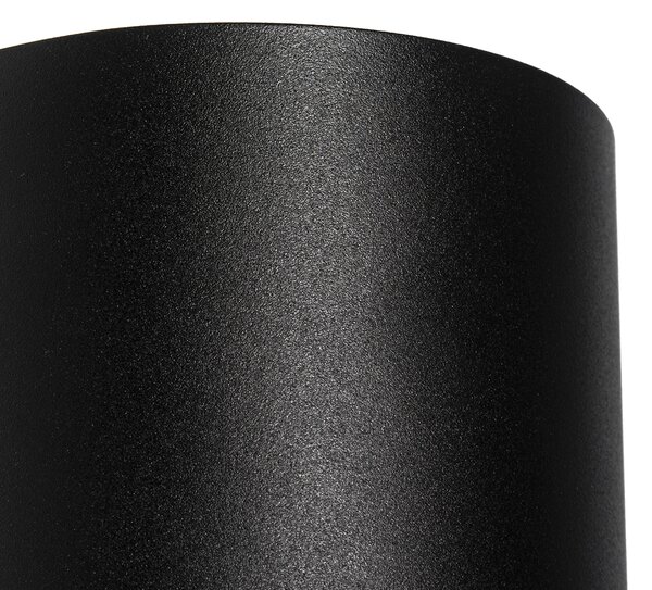 Chytrá nástěnná lampa černá s mosazí vč. Wifi G9 - Sabbio