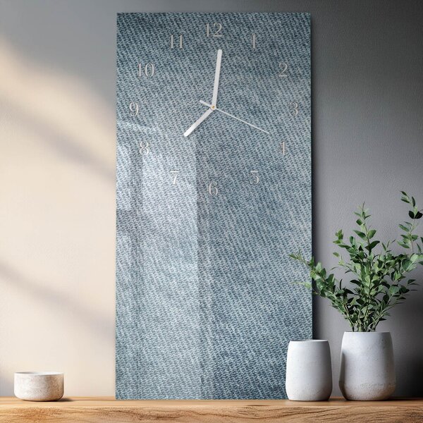 Skleněné hodiny vertikální Plast zsppb-30x60-00092680