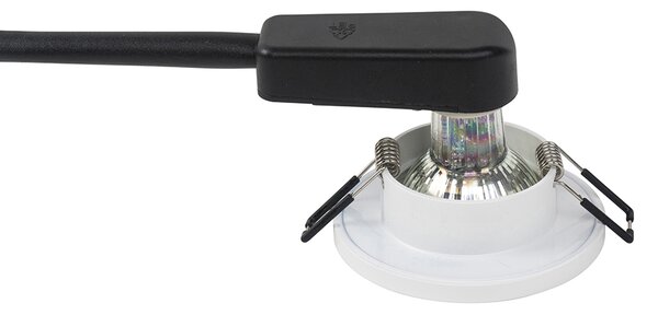Inteligentní zapuštěné bodové světlo do koupelny bílé vč. Wi-Fi GU10 - Shed
