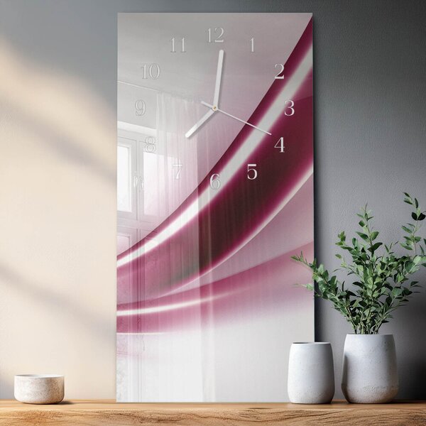 Skleněné hodiny vertikální Vzor zsppb-30x60-00089325