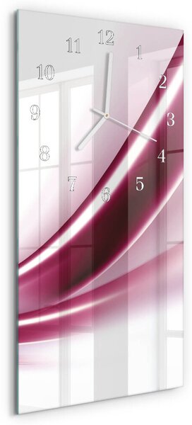 Skleněné hodiny vertikální Vzor zsppb-30x60-00089325