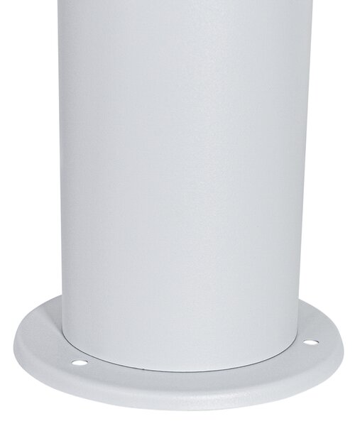 Venkovní stojací lampa bílá s opálovým stínidlem 50 cm - Odense