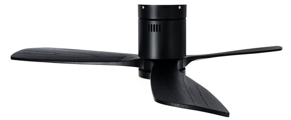 Stropní ventilátor černý 132 cm vč. LED stmívatelný s dálkovým ovládáním - Sofia