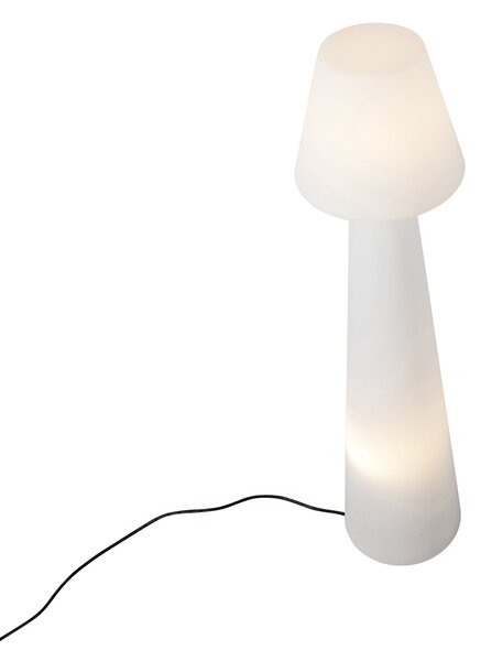 Designová venkovní stojací lampa bílá IP44 - Katrijn