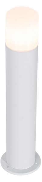 Venkovní stojací lampa bílá s opálovým stínidlem 50 cm - Odense