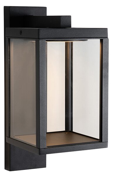 Venkovní nástěnná lampa černá vč. LED IP54 - Ferdinand
