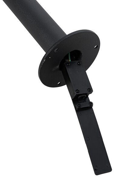 Moderní lucerna černá s plastem 104 cm IP44 - Sfera