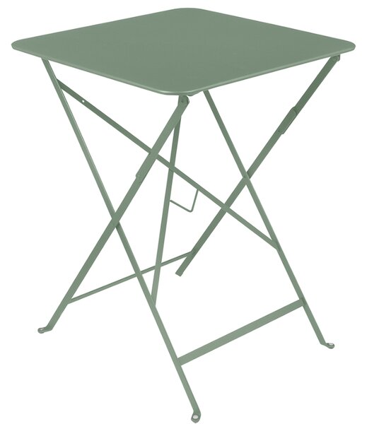 Kaktusově zelený kovový skládací stůl Fermob Bistro 57 x 57 cm