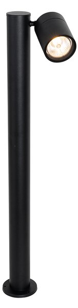 Stojací venkovní lampa černá 80 cm AR70 nastavitelná IP44 - Solo