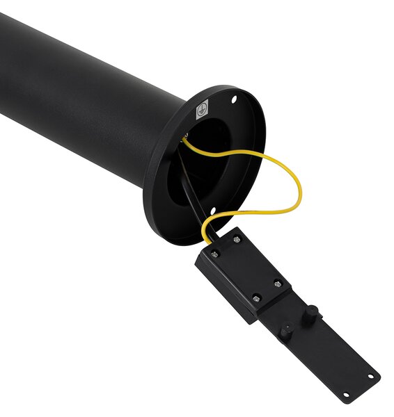 Stojací venkovní lampa černá 45 cm IP44 nastavitelná 2-světlo - Duo