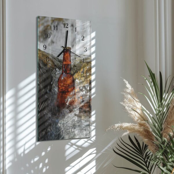 Skleněné hodiny vertikální Pivo zsppc-30x60-00171034