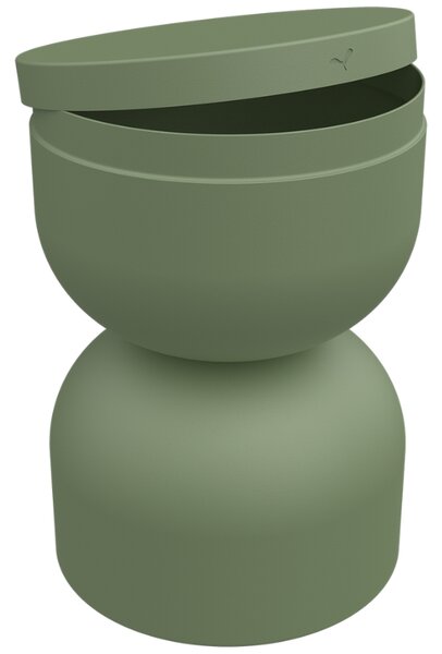 Kaktusově zelený hliníkový zahradní stolek Fermob Piapolo 32 cm