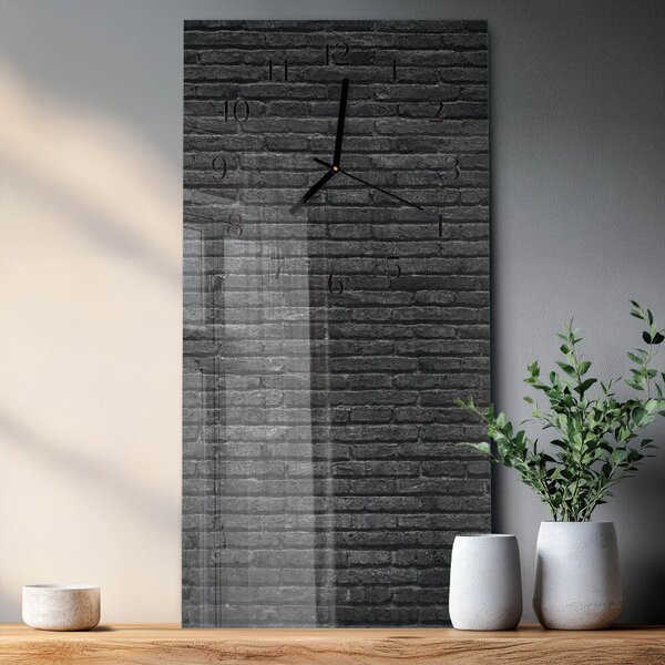 Skleněné hodiny vertikální Slínek zsppc-30x60-00179552