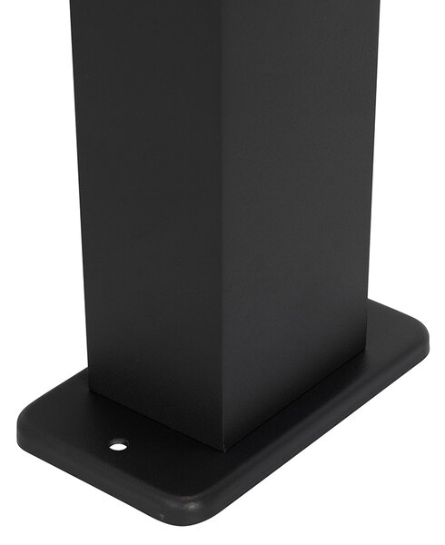 Stojací venkovní lampa průmyslový styl černá 80 cm IP44 - Baleno