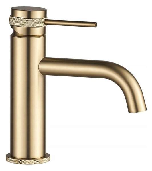 REA-B6950 - Umyvadlová baterie LUNGO 16,5 cm broušená zlatá