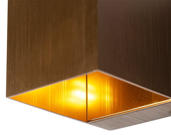 Sada 2 inteligentních nástěnných lamp tmavě bronzová 8 cm vč. WiFi G9 - Transfer