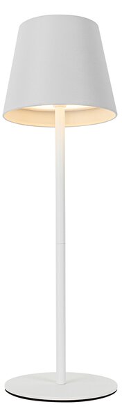 Sada 2 stolních lamp bílých se stmívačem a dobíjecím RGBW - Murdock