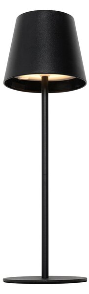 Stolní lampa černá včetně stmívače a dobíjecího LED IP54 - Murdock