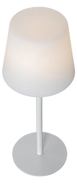 Sada 2 dobíjecích stolních lamp bílých 40 cm IP54 - Jude