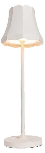 Sada 2 retro stolních lamp smetanové dobíjecí IP44 - Granny
