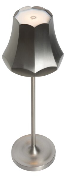 Sada 2 retro stolních lamp gunmetal dobíjecí IP44 - Granny