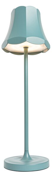 Sada 2 retro stolních lamp minerální modrá dobíjecí IP44 - Granny