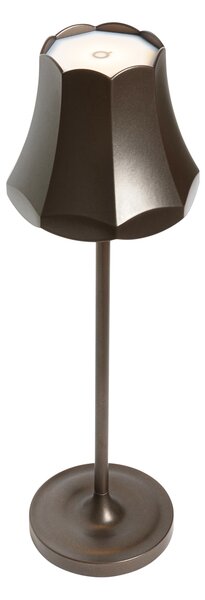 Sada 2 retro stolních lamp tmavě bronzová dobíjecí IP44 - Granny