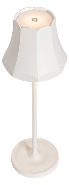 Sada 2 retro stolních lamp smetanové dobíjecí IP44 - Granny