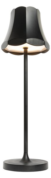 Sada 2 retro stolních lamp černých dobíjecích IP44 - Granny