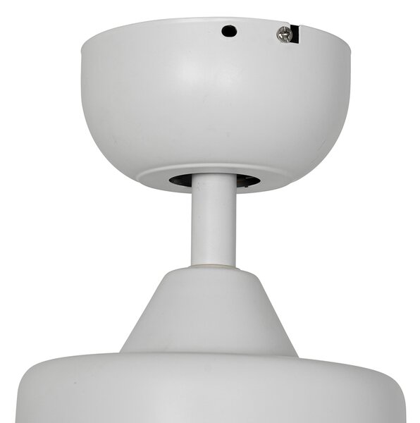 Stropní ventilátor bílý 86,7 cm vč. LED stmívatelný s dálkovým ovládáním - Yuki