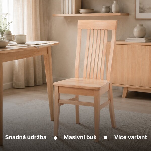Stima Židle TAKUNA masivní buk Odstín: Třešeň