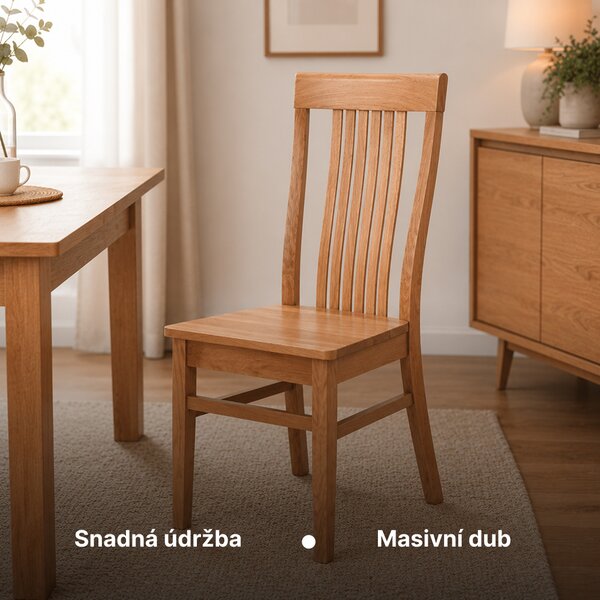 Stima Židle TAKUNA z masivního dubu