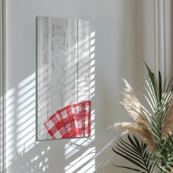 Skleněné hodiny vertikální Vzor zsppb-30x60-00091743