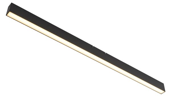 Stropní svítidlo černé vč. LED 3-stupňové stmívatelné 2700-4000K s přepínačem Dip - Keane