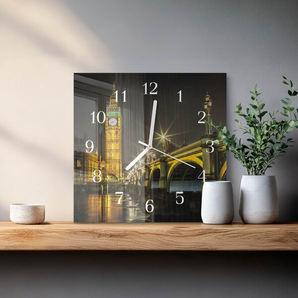 Skleněné hodiny Londýn zskb-30x30-00083953