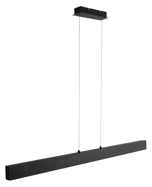 Závěsné svítidlo černé vč. LED s 3-stupňovým stmíváním 2700-4000K s přepínačem Dip - Keane