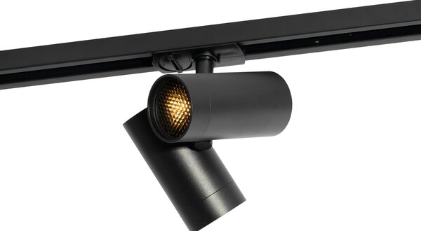 Moderní kolejnicový systém s 3 reflektory černý 1-fázový - Iconic Scopio