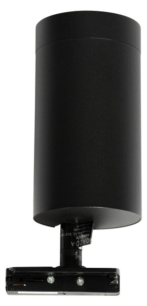 Moderní černé bodové světlo pro 1-fázový kolejnicový systém 70 mm - Iconic Jeana Luxe