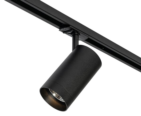 Moderní černé bodové světlo pro 1-fázový kolejnicový systém 70 mm - Iconic Jeana Luxe