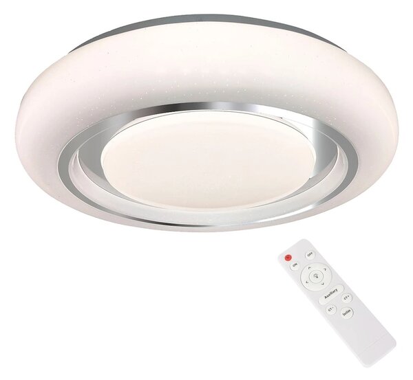Stropní LED svítidlo Megan, 1x LED 48w, 3000-6000k, w/ch, s ovladačem