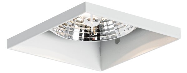 Sada 6 vestavných bodových svítidel bílých GU10 70 mm bez rámečku - Oneon