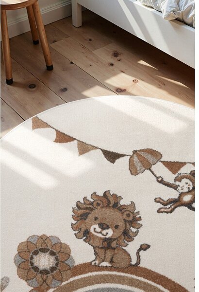 Krémový dětský koberec ø160 cm Roar like a Lion – Villeroy&Boch