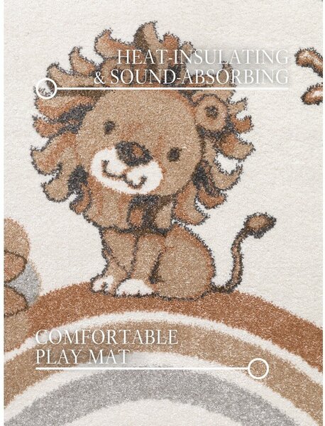Krémový dětský koberec ø160 cm Roar like a Lion – Villeroy&Boch