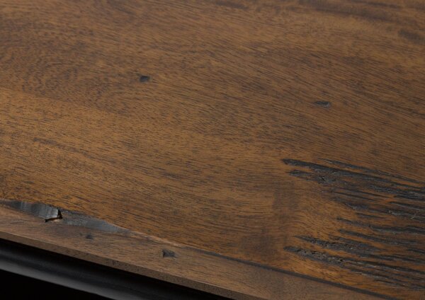 IRON Konferenční stolek mango 120x70x45 hnědý lakovaný