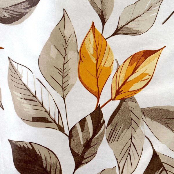 SATÉNOVÉ POVLEČENÍ LEAVES EXCLUSIVE 160X200 CM, 2KS 70X80 CM LISTY