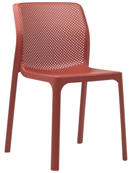 OnaDnes -20% Nardi Červená plastová zahradní židle Bit