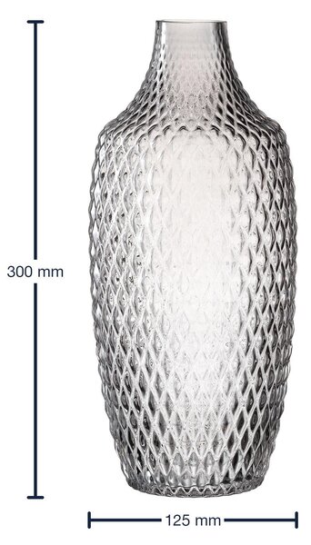 VÁZA, sklo, 30 cm Leonardo - Skleněné vázy