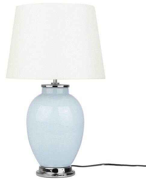 Stolní lampa BRENTA Keramika Světle modrá