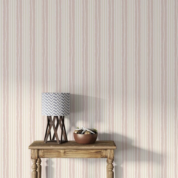 Tapety Texturované svislé pruhy v odstínech bledě růžové a krémové, Tapety geometrie, Tapety pruhy, a01268v7 : uwalls.cz