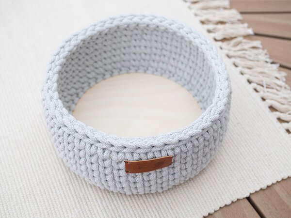 Veselte Košík kulatý 21 x 10 cm COOL GREY